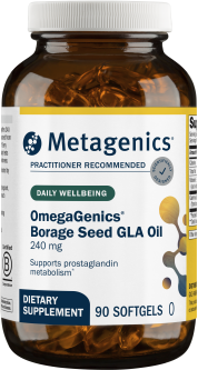 Metagenics OmegaGenics Borage Seed GLA Oil90 gels